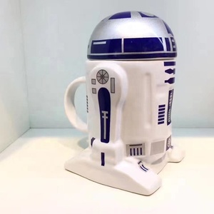 Tazas de café de cerámica r2d2 con logotipo personalizado 3d para regalos - Product Image 6
