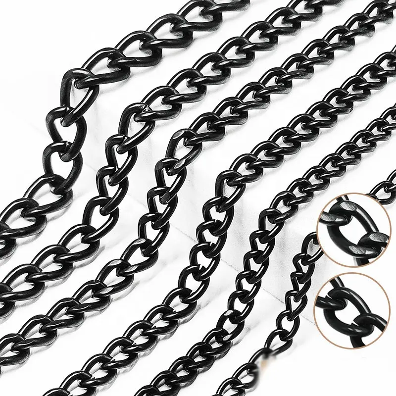 Atacado Aço Bag Chain Metal Destacável Substituição Shoulder Bag Strap para Handbag Bag Handle Heavy Strong Metal Chain