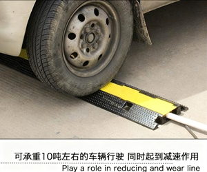 केबल रैंप सुरक्षा के पेशेवर आपूर्तिकर्ता, 2-केबल ट्रफ रबर गति में कमी ह्यूंप स्पीड बैम्प्स - Product Image 3