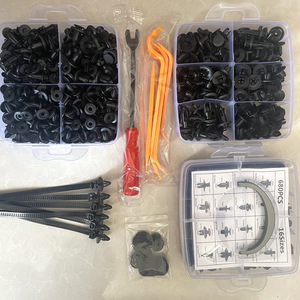 Kit de fixation de pare-chocs universel Jiechuang 680 pièces, clips de réparation en plastique pour carrosserie automobile - Product Image 1