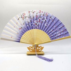 2025 Wholesale Custom Printed Bamboo Hand Held Fan High Quality Folding Personalized Fans DIY Style for Business <b>Gifts</b> - Product Image 6