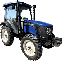 Tractor Lovol 804 de Segunda Mano, Tracción en las Cuatro Ruedas, 80 Caballos de Fuerza, Motor Diésel de 4 Cilindros Weichai/Quanchai, Caja de Cambios de Baja Potencia