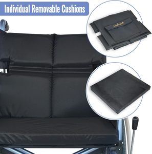 Silla de Ruedas Eléctrica Plegable con Motores Extraíbles Rápidos - Product Image 6