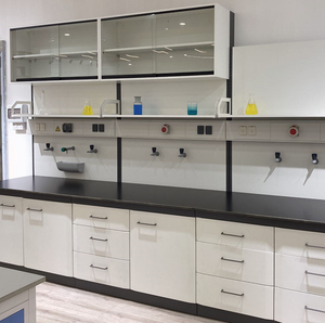 โต๊ะทดสอบเหล็ก โต๊ะปฏิบัติการในห้องปฏิบัติการ โต๊ะทำงานในห้องแล็บ เฟอร์นิเจอร์ห้องแล็บสำหรับโรงเรียนหรือมหาวิทยาลัย - Product Image 1