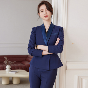 Costume de bureau professionnel pour femme, uniforme de travail formel pour l'automne et l'hiver, idéal pour la réception d'hôtel - Product Image 5