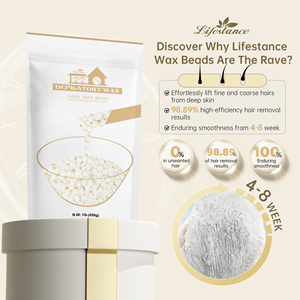 Cire dure Lifelance en grains 453g, épilation naturelle pour la zone du bikini et les zones intimes, usage domestique - Product Image 2