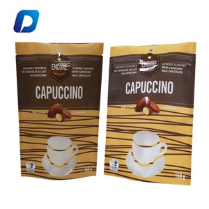Pochette à fermeture éclair scellable avec logo imprimé personnalisé Sachets de sirop de café aux noisettes Sac d'emballage en plastique alimentaire - Product Image 1