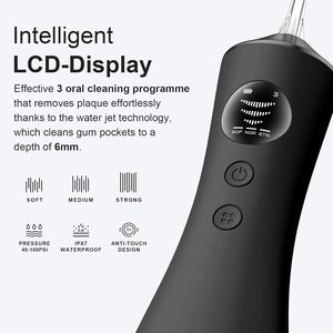 เครื่องทำความสะอาดฟันแบบพกพาไร้สาย 300 มล. IPX7 สำหรับเดินทาง ใช้ในบ้าน สำหรับทำความสะอาดช่องปาก ขายส่งแบบผลิตตามสั่ง - Product Image 3