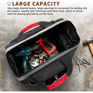 Borsa Porta Attrezzi Multifunzionale Personalizzata Bestseller in Tessuto Oxford Ispessito 210T con Fodera per Organizzare Utensili e Ferramenta - Product Image 5