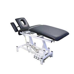 Lit de spa électrique de luxe avec structure métallique - Table de massage corporel complet pour usage en salle de sport et salon - Hauteur et dossier réglables - Product Image 1