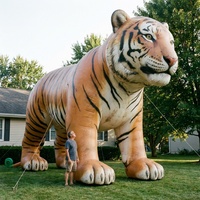 Mascota Inflable de Animal de Halloween, Dinosaurio, Tigre, León, Elefante, Personalizada, de Tamaño Gigante