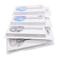 Herramienta Quirúrgica Dental y Oral para Blanqueamiento Dental, Jeringa Dental de Acero Inoxidable de Alta Calidad, Cabeza de Gancho, Cabeza Recta