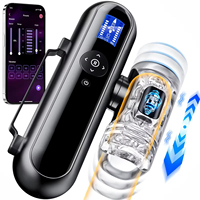 Automatischer App-gesteuerter Masturbationsbecher mit Teleskop-Vibration, Taschenmuschi, Blowjob-Sexmaschine, Erwachsenenspielzeug für Männer, Vagina-Masturbator
