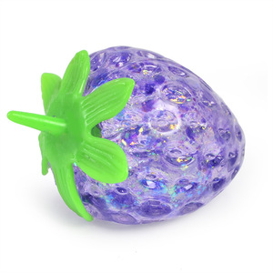 Strawberry Pinch Decompression Toy TPR Material Slow <b>Rebound</b> Stress Relief for Boys and Girls - Product Image 1