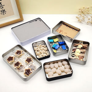 Заводская изготовленная на заказ маленькая металлическая шарнирная индивидуальная упаковка жестяная коробка для металлических банок - Product Image 5