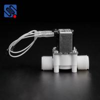 Meishuo FPD360L avec câble normalement fermé G1/2 "filetage externe en plastique Dc eau électrovanne électrique