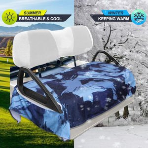 Serviette de siège de voiturette de golf OEM personnalisée, facile à installer et à nettoyer, en tissu microfibre de haute qualité, housse de siège de voiturette de golf - Product Image 5