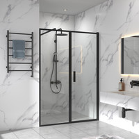Mini cabine de douche coulissante de luxe, kit complet, Transparent, pour salle de bains et toilettes d'hôtel, livraison gratuite