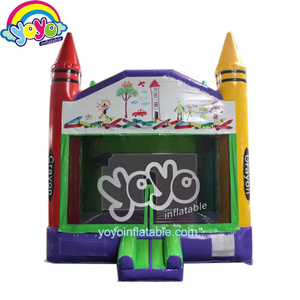 Château gonflable à usage commercial, équipement de terrain de jeu extérieur, location pour événements, tissu Oxford de haute qualité, protection intégrale - Product Image 2