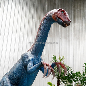 Dinosaure animatronique réaliste grandeur nature LONGTU, modèle <span class=keywords><strong>Therizinosaurus</strong></span> de 5 mètres pour parc d'attractions - Product Image 2