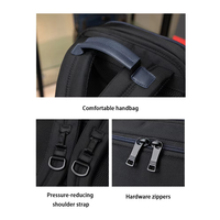 Mochila Deportiva de Negocios de Nailon, Impermeable, Soluciones Delgadas, Cierre Duradero, Logotipo Personalizado, Bolsa para Portátil con Espacio para Tarjetas de Presentación