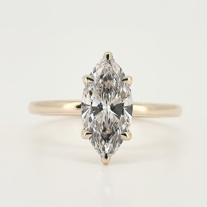 Chỉnh Engagement <span class=keywords><strong>Ring</strong></span> IGI Chứng Nhận Tổng Hợp Kim Cương Nhẫn 9K <span class=keywords><strong>10K</strong></span> 14K 18K Vàng Rắn Vàng Phòng Thí Nghiệm Grown Kim Cương Nhẫn - Product Image 4