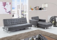 Ensemble de canapés modulaires en cuir Chesterfield modernes pour la maison, le bureau et la réception