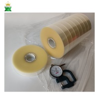 Rouleau de cerclage thermofusible avec logo personnalisé avec film OPP plastique transparent pour machine à cercler automatique