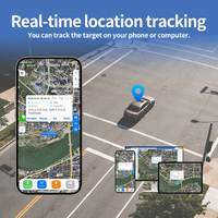 Traceur GPS pour moto avec coupure moteur antivol, suivi en temps réel, localisateur GSM 4G LTE double mode, compatible PC