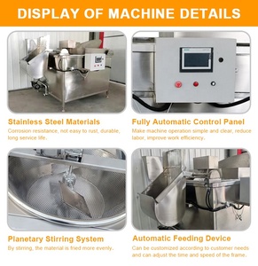 LONKIA Industrial Snacks Foods Automatic Stir <strong>Frying</strong> <strong>Machine</strong> Banana Plantain Chips Peanut Fried <strong>Onion</strong> <strong>Machine</strong> Batch Fryer