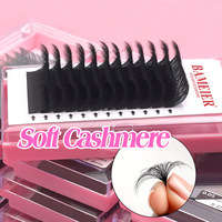 Prix usine Lash Extensions Cc 0,03 7mm Fluffy Premium Dark Matte Lash Extension Trays et Easy Fanning
