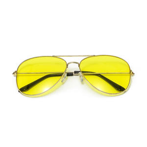 <span class=keywords><strong>Occhiali</strong></span> da Guida Notturna con Lenti Gialle, <span class=keywords><strong>Occhiali</strong></span> Antiabbagliamento per Visione Notturna, <span class=keywords><strong>Occhiali</strong></span> da Sole in Metallo Stile Aviatore - Product Image 4