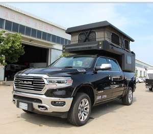 Mini camping-car tout-terrain avec toilettes, coque rigide, design pliable, charge utile de 650 kg, capacité de couchage de 8 personnes, étanche pour camionnette - Product Image 3