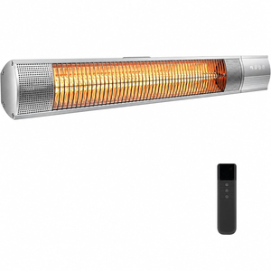 For Wall Mounted <b>Heater</b> 2000W IP65 Waterproof Halogen Infrared <b>Heater</b> Outdoor Slimline <b>Electric</b> <b>Patio</b> <b>Heater</b> - Product Image 1