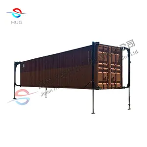 Manufacturer 20ft 40ft GP shipping container hoist with 4 legs hydraulic cylinder