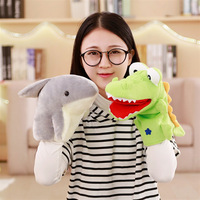 Marionnette en peluche animale de dessin animé - Édition Noël, design tendance fait main