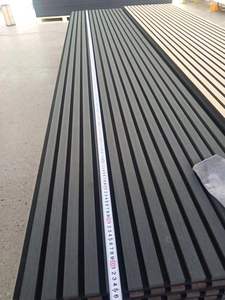 Panel de pared de listones MDF de madera natural, Panel Akoestisch europeo, tablero de pared Akustik Akuanel Holz Eiche para el hogar y la Oficina - Product Image 2