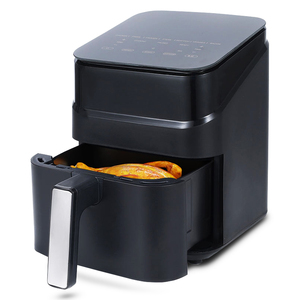 Freidora de Aire Digital Inteligente Multifuncional para el Hogar con Ajuste de Temperatura Táctil, 4L, de Vidrio, Sin Aceite - Product Image 1