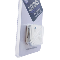 Boîte d'emballage recyclable en plastique PET transparent en PVC pour écouteurs et appareils électroniques grand public