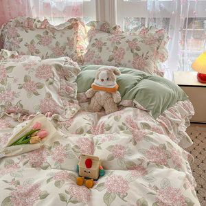 ชุดเครื่องนอนผ้าฝ้ายขายส่งสำหรับบ้านและโรงแรม ปลอกผ้านวม ผ้าปูที่นอน ปลอกหมอน เนื้อนุ่มลื่น ขนาดคิงไซส์ - Product Image 3