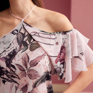 בתוספת גודל S-6XL הקיץ שמלות ארוכות נשים חדשות חוף פרחוני הדפסה <span class=keywords><strong>boho</strong></span> שמלת מקסי עם בגדי נשים - Product Image 2