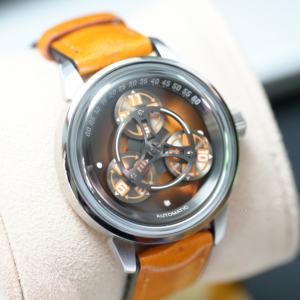 <span class=keywords><strong>Orologio</strong></span> Meccanico <span class=keywords><strong>Automatico</strong></span> da <span class=keywords><strong>Uomo</strong></span> Di Grande Successo con Ruota a Tre Corpi, Luminoso, Cassa Vuota, Meccanismo a Vista Unico - Product Image 2