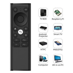 <span class=keywords><strong>Telecomando</strong></span> Air Mouse in Lega di Alluminio/ABS, Ricaricabile USB, Controllo Vocale, Tastiera Wireless per Smart TV Android - Product Image 4