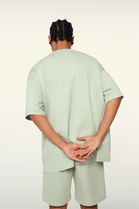 T-shirt da <span class=keywords><strong>uomo</strong></span> di alta gamma, di marca, alla moda, estiva, in cotone romano 230g, 100% cotone, a maniche corte/mezze maniche - Product Image 5