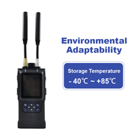 Détecteur de signal de drone portable ultra large bande 0-8 GHz, résistant à l'eau IP54, autonomie de la batterie de plus de 7 heures, protection contre les températures extrêmes