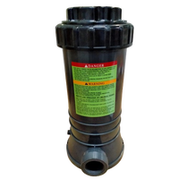 Chlorinateur automatique (en ligne) avec vanne de contrôle de débit Chlorinateur de piscine de capacité 9LBS 70169