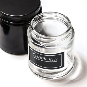 Nến lọ sang trọng, nến Jar với nắp và hộp bao bì, rỗng mắt Mặt Kem lọ thủy tinh mỹ phẩm Jar Bộ - Product Image 1