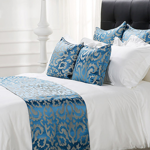 Ensemble de literie en coton de style hôtel draps de lit en lin blanc bon marché housse de <span class=keywords><strong>couette</strong></span> taie d'<span class=keywords><strong>oreiller</strong></span> ajustée <span class=keywords><strong>couette</strong></span> roi pour usage domestique - Product Image 2