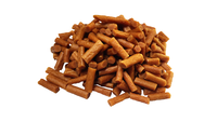 Friandises pour chiens OEM : Cubes de poulet sandwich, à base de céréales, pour digestion sensible, nettoyage des dents, additifs, certifiées HACCP, BRC, IFS, en promotion