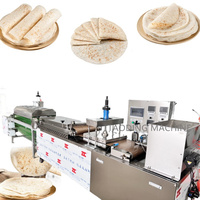 Support d'appel vidéo pain pita arabe Chapati Tortilla Tunnel boulangerie ou grec Machine à pain pita roti Maker Making Machine entièrement